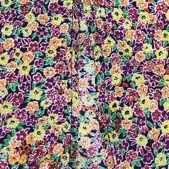 Scoop NYC A-Line Floral Skirt with side slit (size 22) - Picture 5 of 7